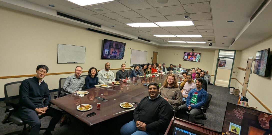 CME Graduate students at lunch